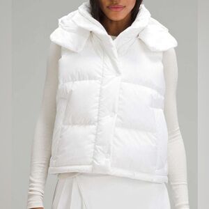 NWOT Lululemon Wunder Puff Cropped Vest White